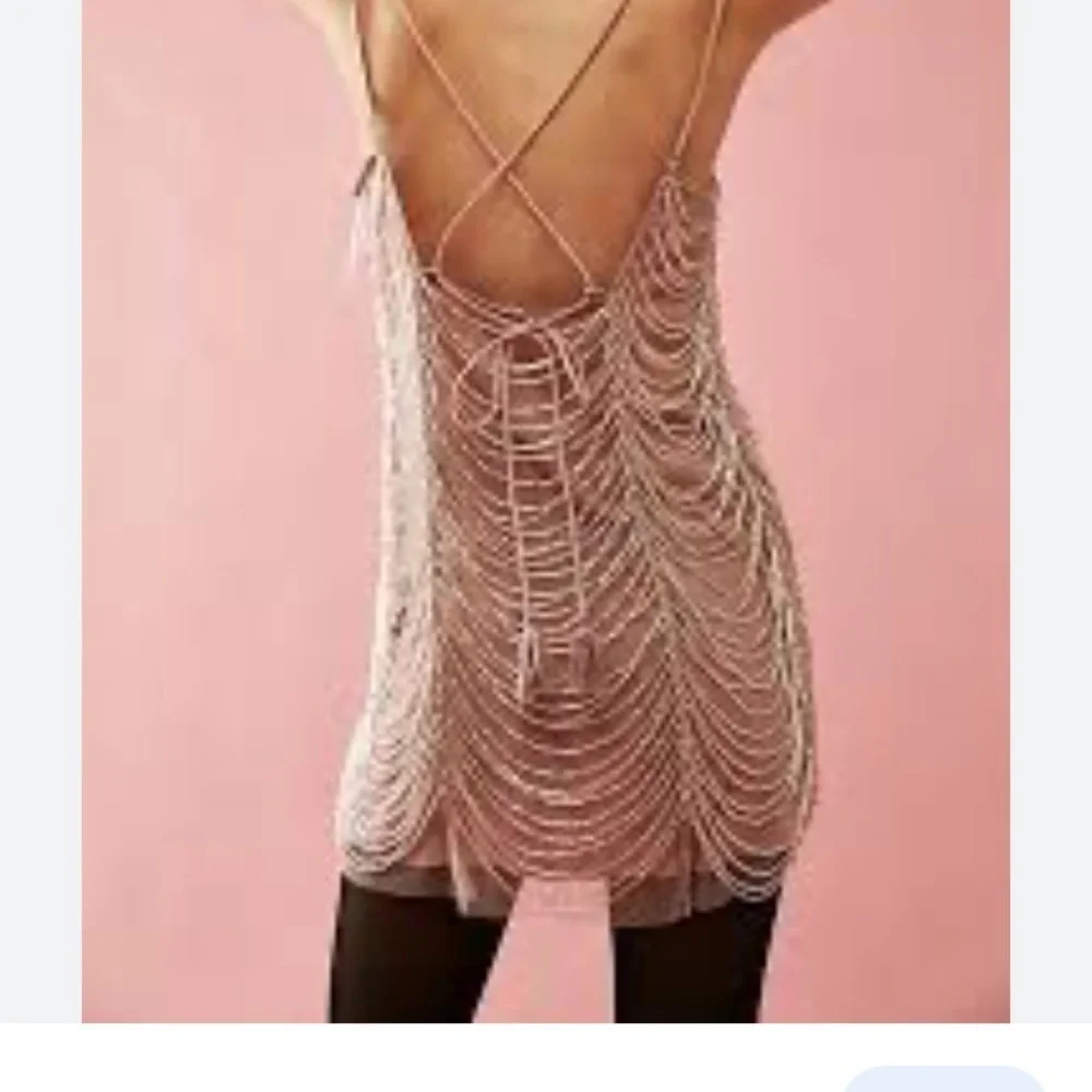 Free people starlit mini dress size small new with tags
